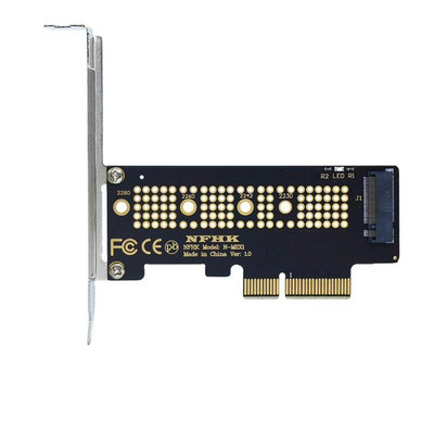 RYRA 1 bucată NVMe PCIe M.2 NGFF SSD la PCI-E X1 placă adaptor PCI-E M.2 cu suport pentru adaptor SSD M2 Pcie de dimensiune 2230-2280