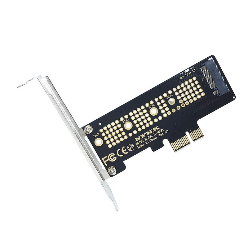 RYRA 1 bucată NVMe PCIe M.2 NGFF SSD la PCI-E X1 placă adaptor PCI-E M.2 cu suport pentru adaptor SSD M2 Pcie de dimensiune 2230-2280