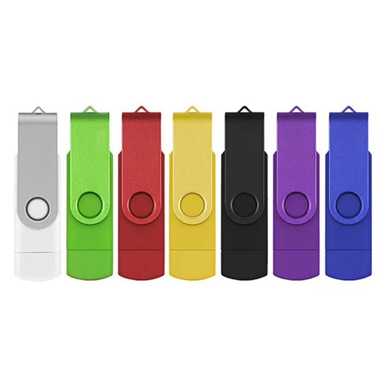 1 db 3 az 1-ben USB flash meghajtó OTG nagy sebességű pendrive 1 TB 2 TB TYPE-C adapter Ajándék Kulcstartó Micro USB Stick külső tárhely