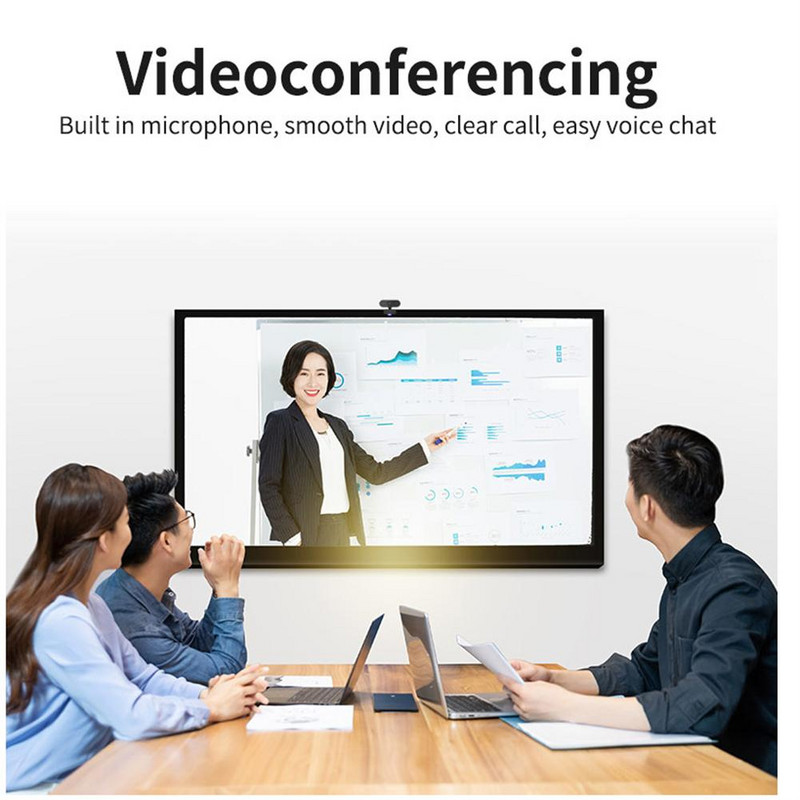 1080p Full HD web kamera Ugrađeni mikrofon USB utikač Web kamera kompatibilna za M ac prijenosno računalo Youtube Xbox Skype PC računalo