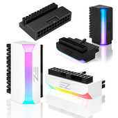 ATX 24 kontaktu līdz 90 grādu barošanas spraudņa adapteris ARGB mātesplates mātesplates barošanas avota kabelis Modulārais DIY montāžas piederums