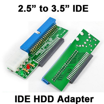 Sata към IDE адаптер 2.5 Sata женски към 3.5 IDE мъжки конвертор 40 PIN порт 1.5Gbs 2.5 към 3.5 IDE поддръжка ATA 133 100 HDD CD DVD