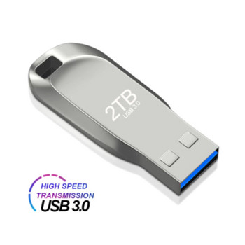 Μεταλλικός δίσκος στυλό USB3.0 2TB USB Flash Drives 1TB Pendrive Αδιάβροχο USB Flash U Disk Νέος αναβαθμισμένος προσαρμογέας TYPE-C 512G