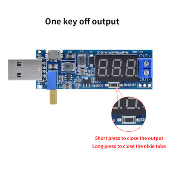 TISHRIC USB Boost Module DC-DC 5V σε 3,3V/24V USB Boost Power Supply Module USB DC Converter 12V Adjustable Out DC 1,2V-24V