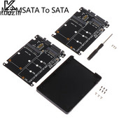 SATA 60Gbps uz M2 NGFF SATA SSD MSATA SSD adapteris MSATA uz SATA M.2 NGFF uz SATA cietā diska adaptera plate