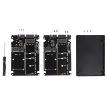 SATA 60Gbps To M2 NGFF SATA SSD Προσαρμογέας MSATA SSD MSATA To SATA M.2 NGFF To SATA Πλακέτα προσαρμογέα σκληρού δίσκου