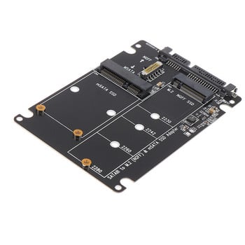 SATA 60Gbps To M2 NGFF SATA SSD Προσαρμογέας MSATA SSD MSATA To SATA M.2 NGFF To SATA Πλακέτα προσαρμογέα σκληρού δίσκου