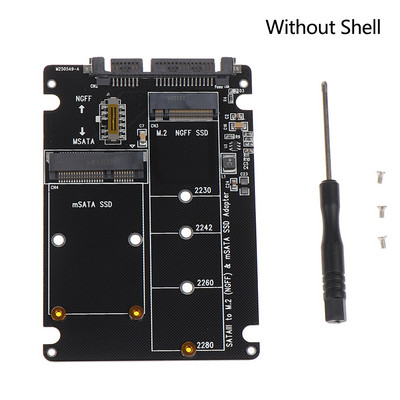 SATA 60Gbps uz M2 NGFF SATA SSD MSATA SSD adapteris MSATA uz SATA M.2 NGFF uz SATA cietā diska adaptera plate