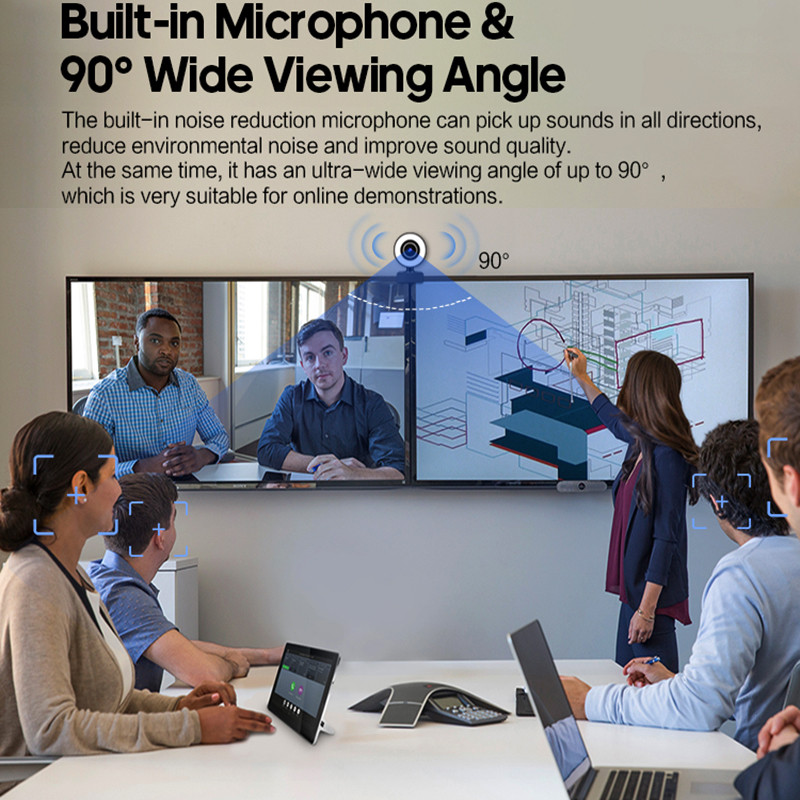 Webcam 1080P Full HD Web Camera για Υπολογιστή Φορητός υπολογιστής USB Web Cam με μικρόφωνο και Ring Light Web Camara Webcamera