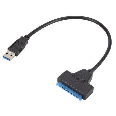 USB 2.0 3.0 SATA 3 kabelis Sata uz USB 2.0 adapteris līdz 6 Gb/s Atbalsts 2,5 collu ārējais HDD SSD cietais disks 22 kontaktu Sata III kabelis