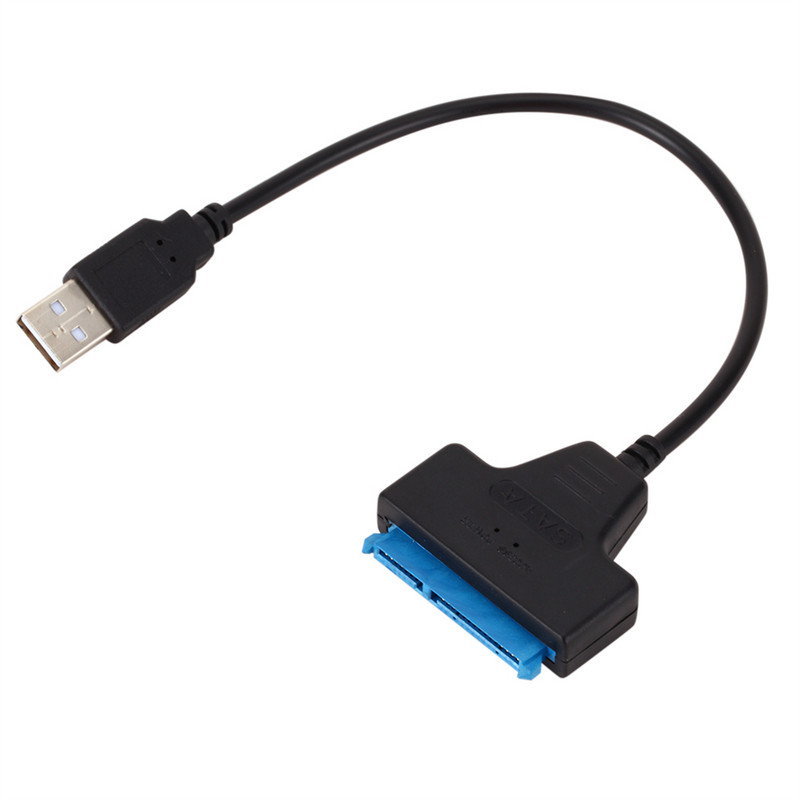 USB 2.0 3.0 SATA 3 kabelis Sata uz USB 2.0 adapteris līdz 6 Gb/s Atbalsts 2,5 collu ārējais HDD SSD cietais disks 22 kontaktu Sata III kabelis