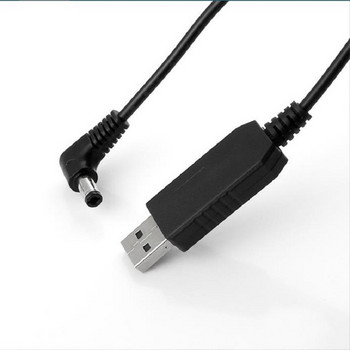 COVYIV USB DC 5V σε 12V Καλώδιο τροφοδοσίας 9V για δρομολογητή προσαρμογέα WIFI Wire usb Boost Module Converter Via Powerbank 5,5*2,1mm