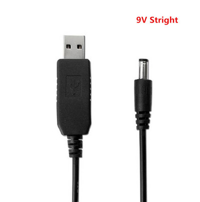 COVYIV USB DC 5V la 12V 9V Cablu de alimentare pentru router Adaptor WIFI Fir usb Boost Modul Convertor prin Powerbank 5,5*2,1mm