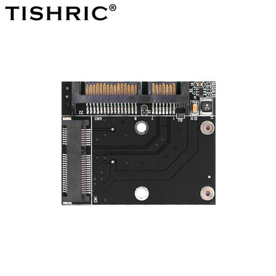 TISHRIC M.2 NGFF Msata SSD į SATA 3.0 2.5 Adapter M2 PCI SSD keitiklio stovo kortelė, skirta nešiojamam kompiuteriui pridėti iki 6Gps