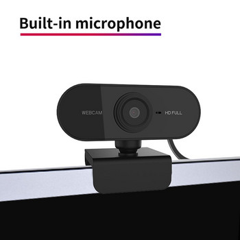 HD 1080P Webcam Υπολογιστή Web Camera PC με κάμερες μικροφώνου για ζωντανή μετάδοση βιντεοκλήσεων Διάσκεψη Εργασία Βύσμα USB για υπολογιστή