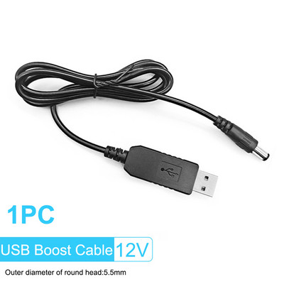 USB Power Boost Line DC 5V la 12V 9V Step UP Modem Convertor Cablu 5.5x2.1mm Plug USB la DC Cablu pentru Wifi Router Lampă difuzor