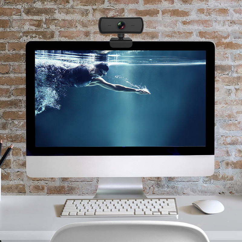 2K 2040*1080P Webcam HD υπολογιστή υπολογιστή Webcamera με περιστρεφόμενες κάμερες μικροφώνου για συνδιάσκεψη βίντεο σε ζωντανή κατηγορία Gamer PC