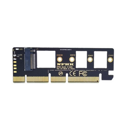 M.2 NVMe SSD NGFF uz PCIE X16 adaptera M atslēgas interfeisa kartes atbalsts PCI-e PCI Express 3.0 2230-2280 izmēra M.2 M2 Pcie adapteris