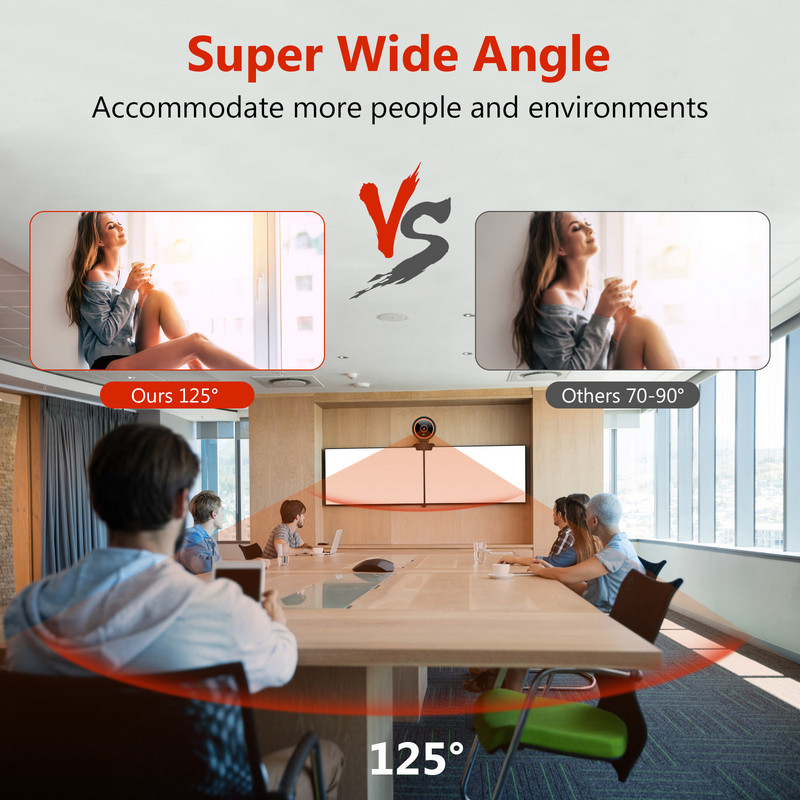 1080P Web kamera Web kamera Webcan 1080P Web kamera s mikrofonom Autofokus Mini USB kamera Full HD za PC Računalo Mac Laptop Web kamera