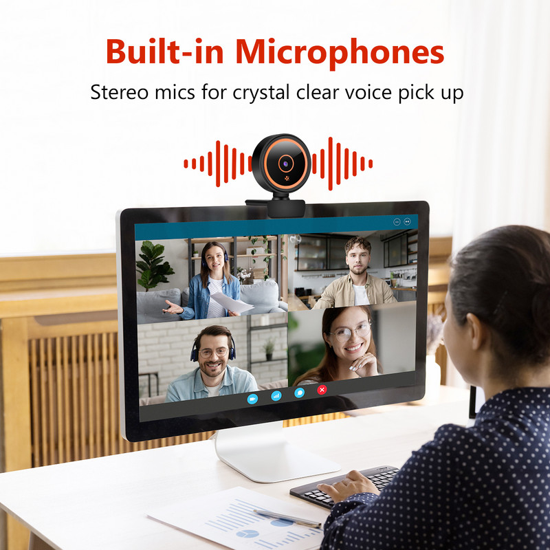 1080P Web kamera Web kamera Webcan 1080P Web kamera s mikrofonom Autofokus Mini USB kamera Full HD za PC Računalo Mac Laptop Web kamera