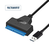 SATA-USB 3.0 / 2.0 kábel Akár 6 Gbps-ig 2,5 hüvelykes külső HDD SSD merevlemezhez SATA 3 22 tűs adapter USB 3.0 - Sata III kábel