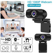 Cameră web 1080P cu focalizare automată Cameră HD USB pentru computer Microfon încorporat pentru studiul online Transmisie în direct Conferință de apeluri video