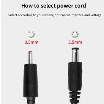 TISHRIC USB към DC захранващ кабел 5V USB DC 9V 12V жак за адаптер 5.5/3.5mm конектор Кабел за зареждане 0.8M HD LED дисплей за рутер