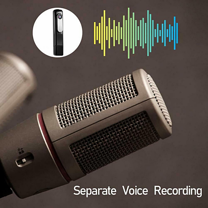 Patogus mini skaitmeninis fotoaparatas, išmanusis įrašymo įrenginys, lengvas stebėjimo fotoaparatas 1080p didelės raiškos lauke