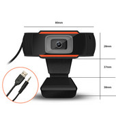 Webkamera mikrofonnal HD 480/720/1080P Webkamera Streaming számítógép Webkamera USB számítógépes kamera PC laptophoz