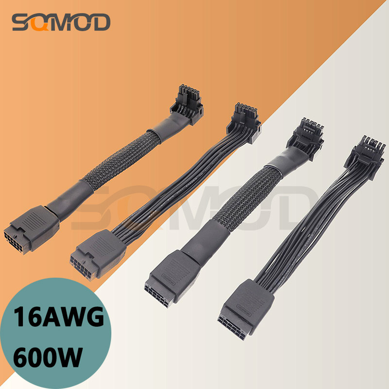 Κάρτα βίντεο 16Pin Elbow Νέα κάρτα βίντεο 12VHPWR Straight Head Turning Head Line PCIE 5.0 Elbow Line 12+4P 90 Degree Elbow GPU