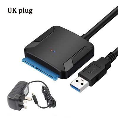 USB SATA Ⅲ kaabel Sata to USB 3.0 adapteri 5 Gbps tugi 2,5/3,5 tollise välise SSD kõvaketta kohandamiseks kõvaketas 3.5 Sata 3 USB Adapt PC