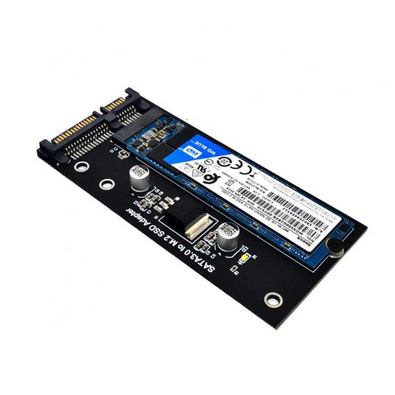 RYRA M.2 SATA-adapter M2–SATA3-adapter NGFF-adapterikaart SSD pooljuhtketas 6G liidese teisenduskaardiks