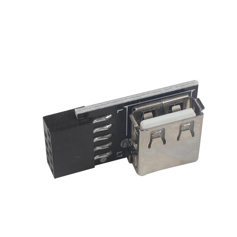Mātesplates USB2.0 9 kontaktu A tipa versijai/ 9 kontaktu TYPE-E pārveidotājam USB3.2 TYPE-E interfeisa galvenes adapterim USB 2.0 paplašinātāja kartei