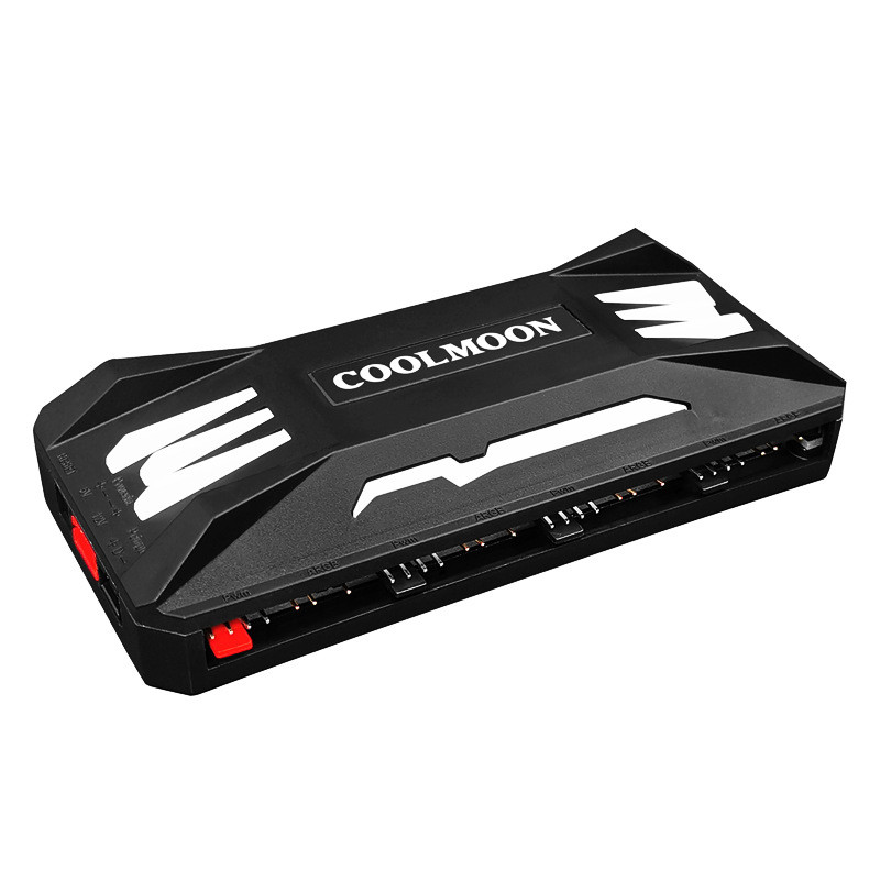 P-ARGB vezérlő 4 tűs PWM hőmérséklet szabályozó 5 V 3 tűs szinkronizálás vezeték nélküli távirányító ház ventilátoragy