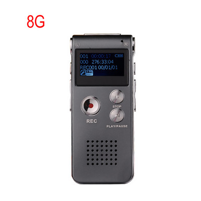 Pārnēsājams mini balss ierakstītājs digitālais skaņas ierakstītājs iebūvēts 8/16/32G tālruņa ierakstītājs 3D stereo WAV MP3 atskaņotājs ar mikrofonu