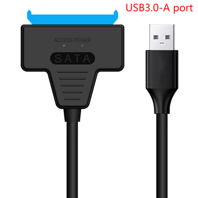 USB SATA 3 kaabel SATA to USB 3.0 / USB 2.0 kaabli adapteri tugi 2,5 tolli/3,5 tolli väline SSD kõvaketas Sata III alalisvoolu toide