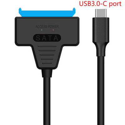 USB SATA 3 kaabel SATA to USB 3.0 / USB 2.0 kaabli adapteri tugi 2,5 tolli/3,5 tolli väline SSD kõvaketas Sata III alalisvoolu toide