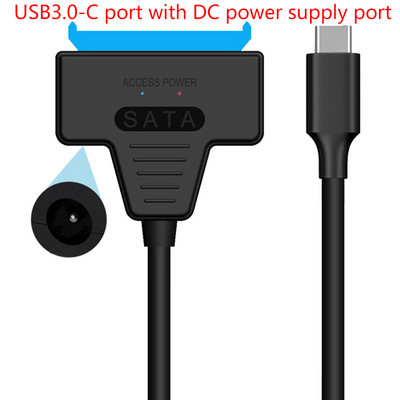 USB SATA 3 kaabel SATA to USB 3.0 / USB 2.0 kaabli adapteri tugi 2,5 tolli/3,5 tolli väline SSD kõvaketas Sata III alalisvoolu toide