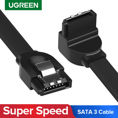 Προσαρμογέας καλωδίου Ugreen SATA Cable 3.0 σε μονάδα σκληρού δίσκου Sata 3 για φορητό υπολογιστή Asus 6Gbps 3.0 SSD HDD Σκληρός δίσκος Μετατροπέας ορθής γωνίας