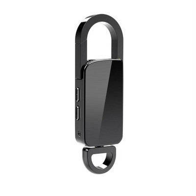 Tip breloc Recorder voce Reducere zgomot HD Înregistrare activată prin voce Audio Sunet Dictafon Player Mp3