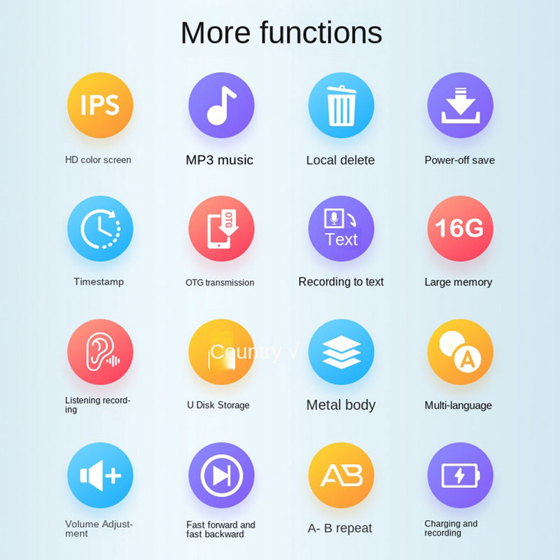 8G digitalni snimač s glasovnom aktivacijom, inteligentno smanjenje buke, diktafon, MP3 player na daljinu, WAV snimanje, snimanje sastanaka