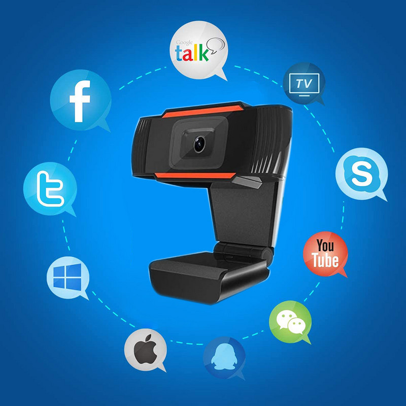 Webkamera 1080p Full HD kamera USB webkamera mikrofonnal PC Számítógép Asztali kamera Autofókusz Videokonferencia Felvétel Dash Cam