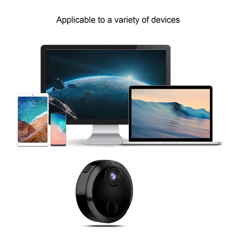 „WiFi“ kamera Patikima „Wi-Fi“ IP stebėjimo kamera 200 mAh baterija Belaidė „WiFi“ kamera „WiFi“ kameros saugos įrenginys biurui