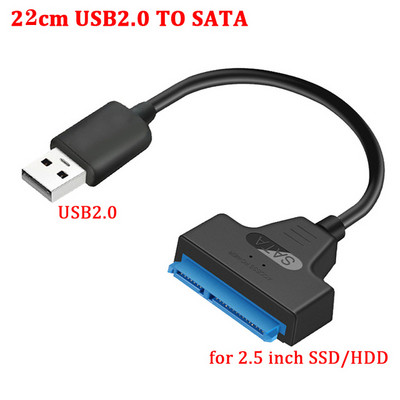 Cablu convertor adaptor USB 3.0 la Sata pentru HDD extern SSD de 2,5/3,5 inchi Convertizor USB3.0/Tip C la Adaptor pentru hard disk SATA III