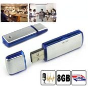 8GB Digital Audio Voice Recorder Pen USB Dictafon Recorder Reîncărcabil conferință Flash Drive Mini Recorder