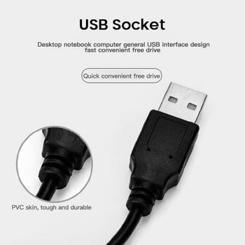 HD USB 2.0 Допълнение за уеб камера Светлина Ръчен фокус CMOS сензор с цифров микрофон Камера Онлайн обучение Видео чат камера