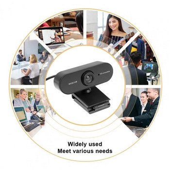 USB уеб камера Издръжлив CMOS сензор Намаляване на шума за поточно предаване на живо Игри Видео разговори Конференция Уеб камера Уеб камера