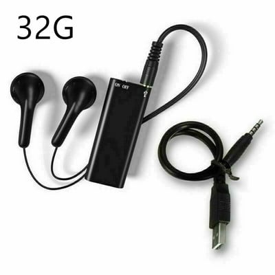 Mini aktyvuotas skaitmeninis įrašymo įrenginys Diktofonas 8G stereo MP3 muzikos grotuvas 3 in 1 8GB 16GB 32GB atmintis Atmintis USB atmintinė