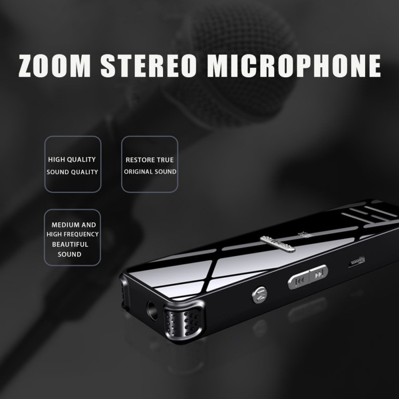 USB2.0 digitalni diktafon Snimanje jednim klikom MP3 player aktiviran glasom Mini audio snimač za predavanja intervju sastanke