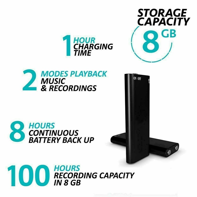 SRTTOU 96 stundu ierakstīšanas balss aktivizēts ierakstītājs 8 GB-32 GB mini audio ierakstītājs balss klausīšanās ierīce, pārnēsājami balss ierakstītāji